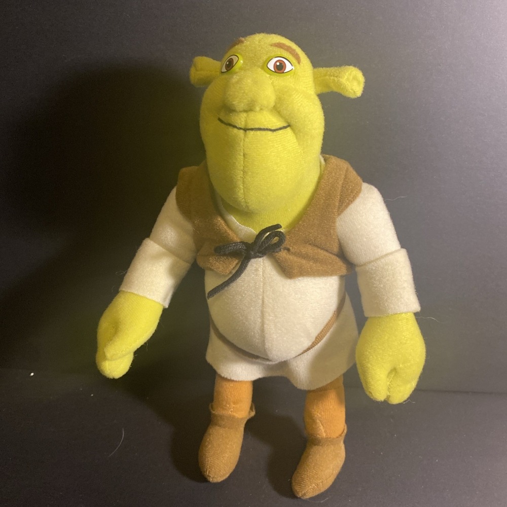 2004 Nanco Shrek 2 The Ogre Plush Figure Dreamworks 9" Stuffed Animal Toy